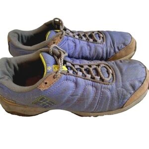 Columbia Techlite Omni Grip Womens 8.5 Purple Hiking Shoes 1506091546 BL3900-546
